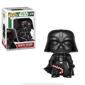 Funko Pop - Star Wars: Holiday Darth Vader with Candy Cane Collectible Figure